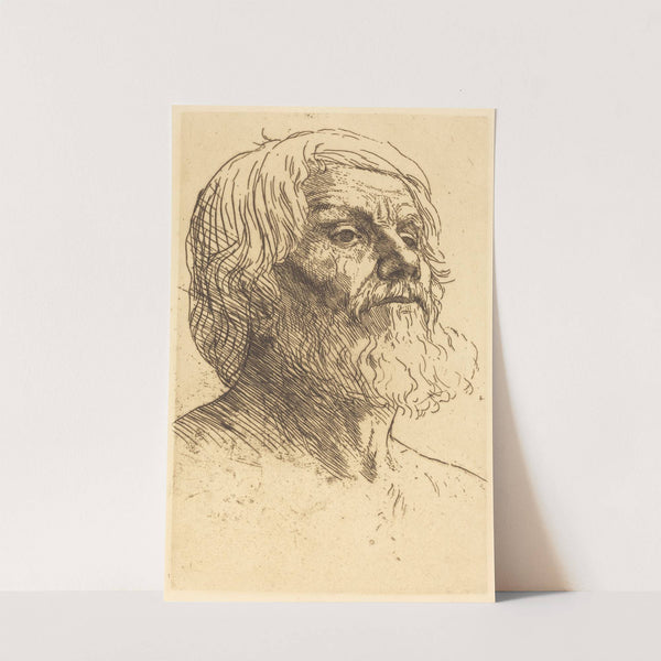 Head of a Man (Tete d’homme) VI by Alphonse Legros