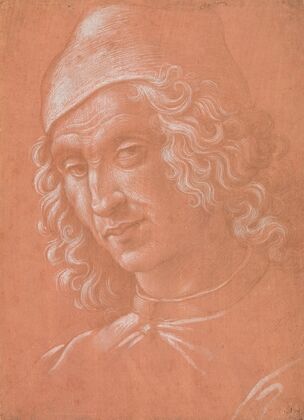 Head of a Man Wearing a Cap — size preview