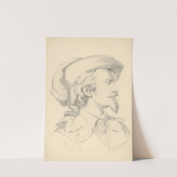 Head of a man with a beard by František Klimkovič