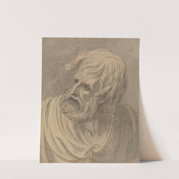 Head of a Man with a Beard Looking to the Left by Samuel de Wilde