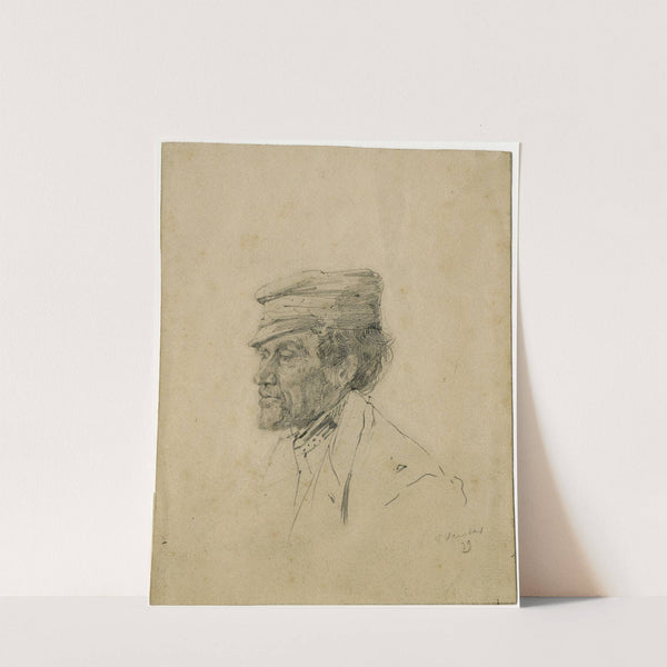 Head of a man with cap (1879) by Floris Verster