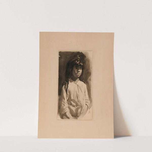 Head of a Mesdado Girl by Howard Russell Butler