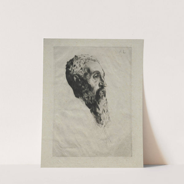 Head of a Model (c. 1857–1911) by Alphonse Legros