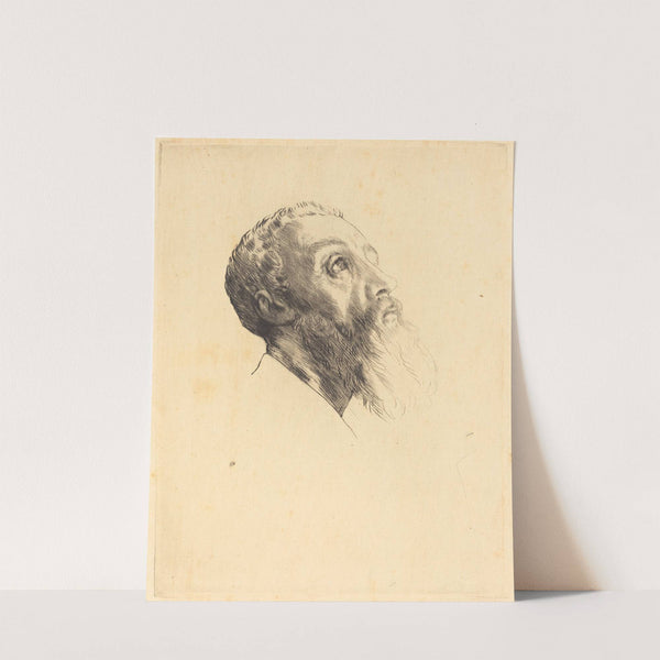 Head of a Model (Tete de modele) by Alphonse Legros