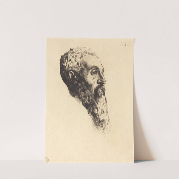 Head of a Model (Tete de modele) by Alphonse Legros