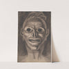 Head of a monster or devil with ‘broken’ eyes by David Humbert de Superville