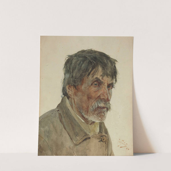 Head of a peasant from Samogitia (1882) by Julian Falat