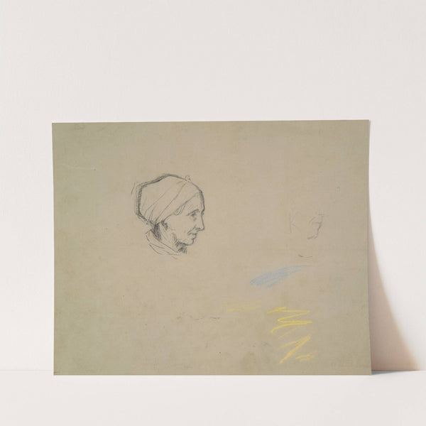 Head of a Peasant Woman by Jean-François Millet