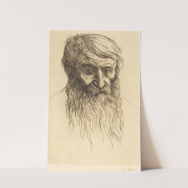 Head of a Philosopher (Tete de philosophe) by Alphonse Legros