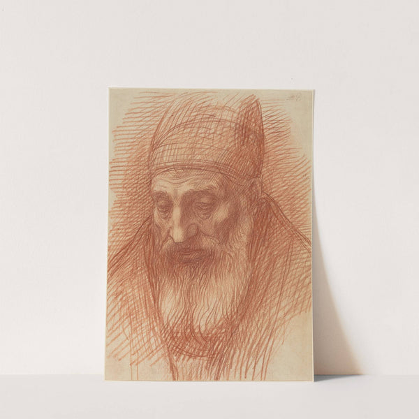 Head of a Priest by Alphonse Legros
