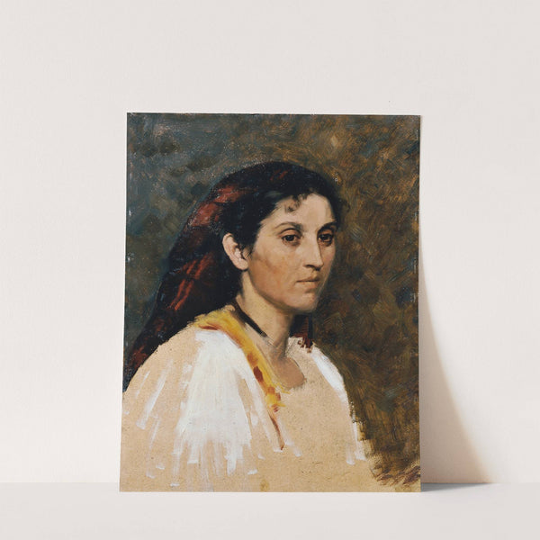 Head of a Roman woman by Rudolf Schick