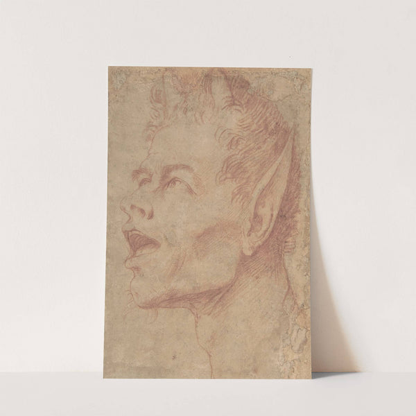 Head of a Satyr Facing Left (ca. 1625–30) by Jusepe de Ribera