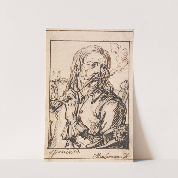 Head of a Spaniard by Marcellus Laroon the Younger