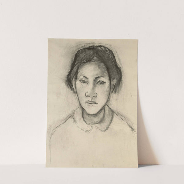 Head of a Tahitian Woman by Paul Gauguin