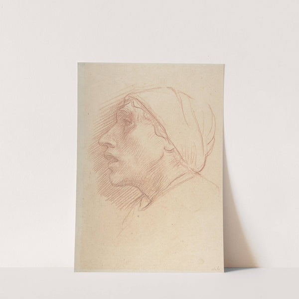 Head of a Woman (1837–1911) by Alphonse Legros