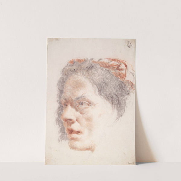 Head of a Woman by Lorenzo Baldissera Tiepolo