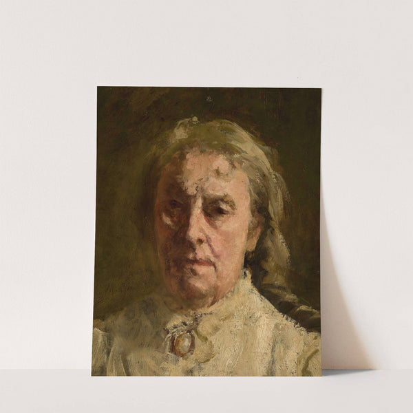 Head of a woman by Maksymilian Gierymski