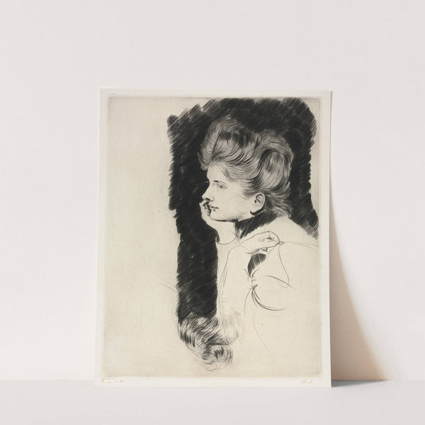 Head of a Woman by Paul César Helleu