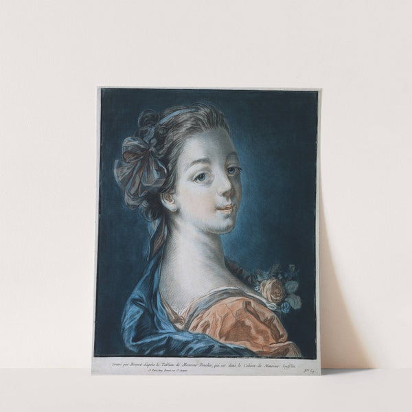 Head of a Woman (c. 1771) by Louis-Marin Bonnet