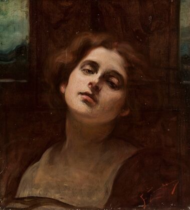 Head of a woman