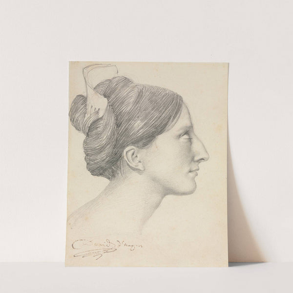Head of a Woman in Profile (George Sand) by Pierre-Jean David d'Angers