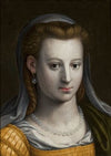 Head of a woman looking ahead