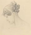 Head of a Woman Looking Down (Theresa Turner)