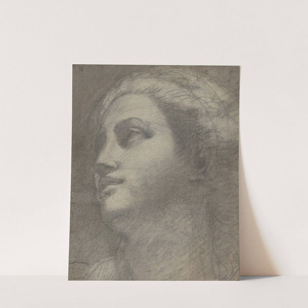 Head of a Woman Looking to Upper Left (1590–1600) by Annibale Carracci