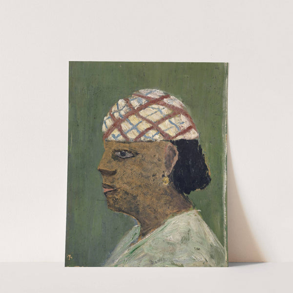 Head of a Woman of the Sudan by Ernst Schiess