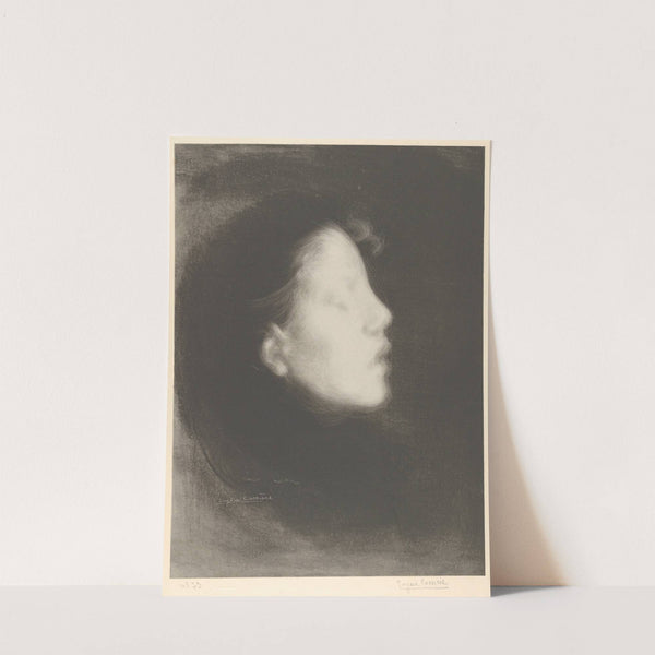 Head of a Woman (Tête de femme) (1895) by Eugène Carriere