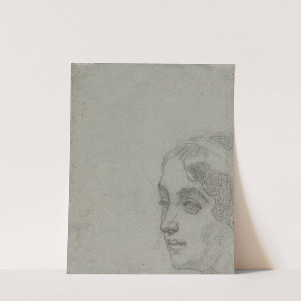 Head of a Woman (verso) by Thomas Couture