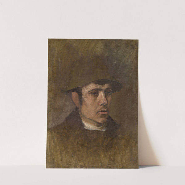 Head of a Worker in a Hat (1900) by Ladislav Mednyánszky