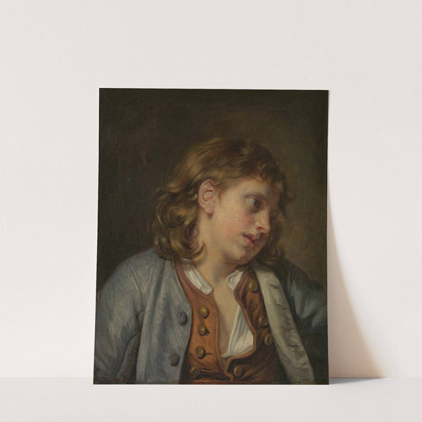 Head of a Young Boy by Jean-Baptiste Greuze