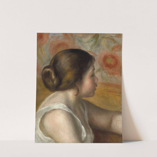 Head of a Young Girl by Pierre-Auguste Renoir
