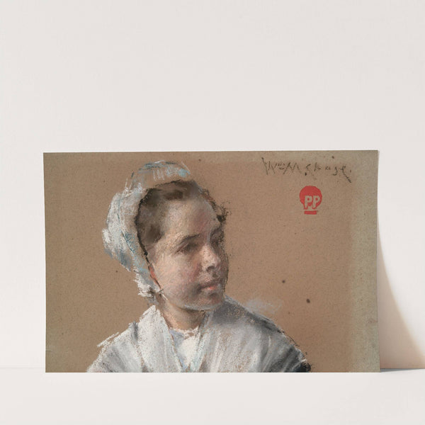 Head of a Young Girl by William Merritt Chase