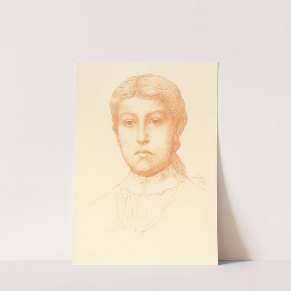 Head of a Young Girl (Tete de jeune fille) by Alphonse Legros