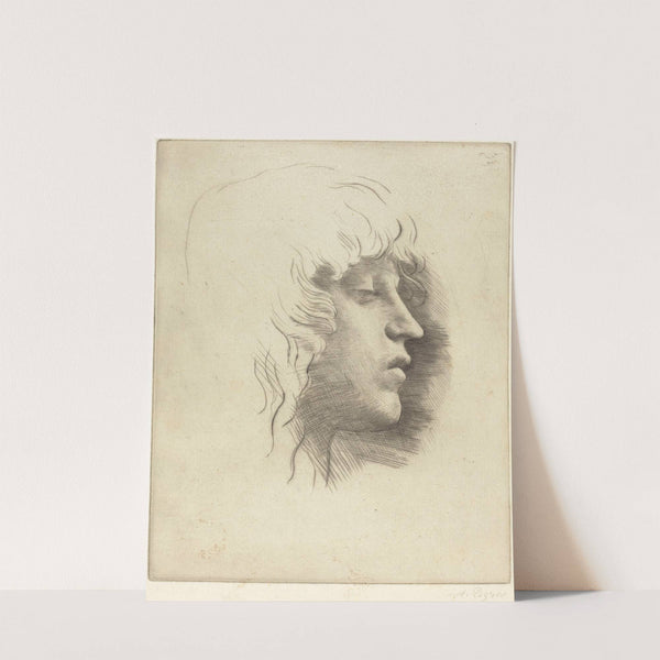 Head of a Young Girl (Tete de jeune fille) III by Alphonse Legros