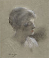 Head of a Young Lady