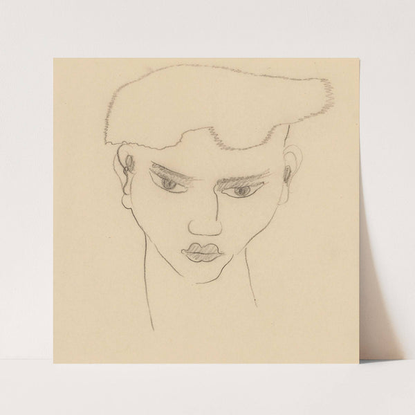 Head of a Young Man by Emmanuel Gondouin