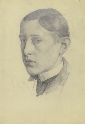 Head of a young man
