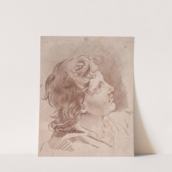 Head of a Young Man by Gilles Demarteau the Elder