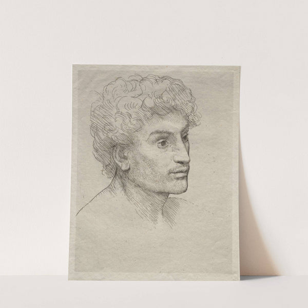 Head of a Young Man (c. 1857–1911) by Alphonse Legros