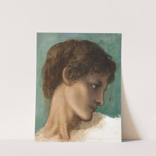 Head of a Young Man by Sir Edward Coley Burne-Jones