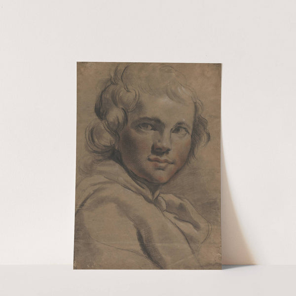 Head of a Young Man (recto) (1780s) by Gaetano Gandolfi
