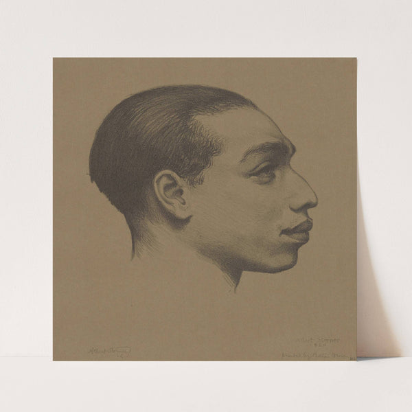 Head of a young Negro (1920) by Albert Sterner