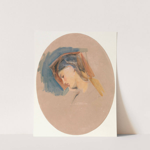 Head of a Young Woman by John Frederick Lewis