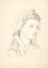 Head of a young woman