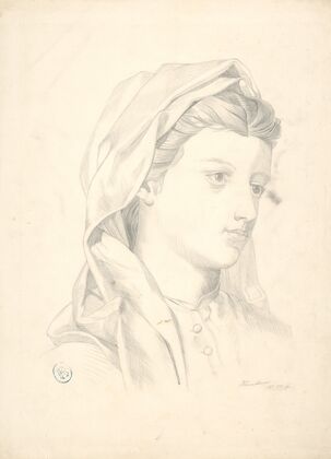 Head of a young woman