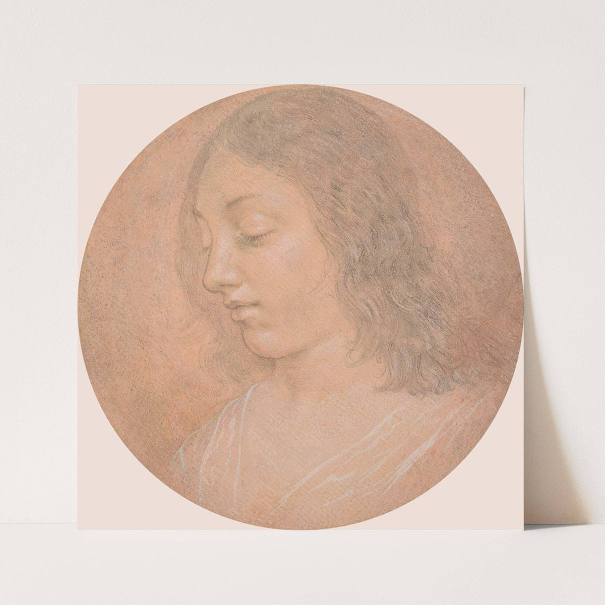 Head of a Young Woman by Lorenzo di Credi