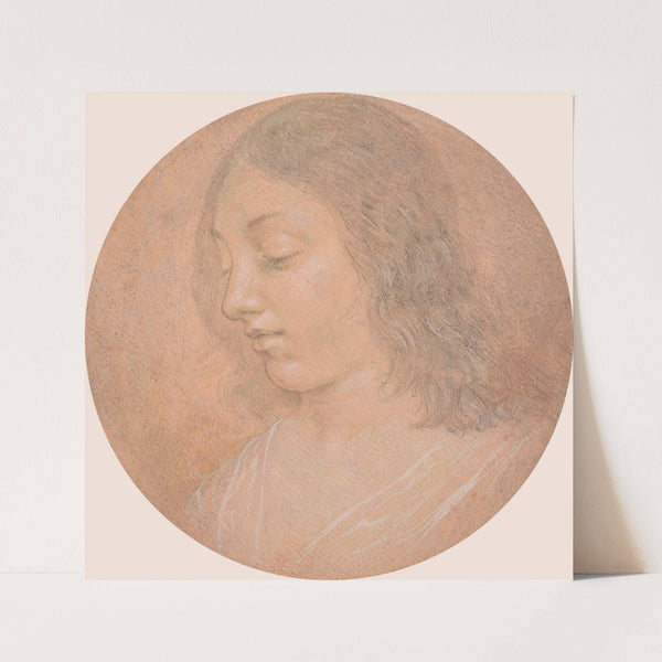 Head of a Young Woman by Lorenzo di Credi